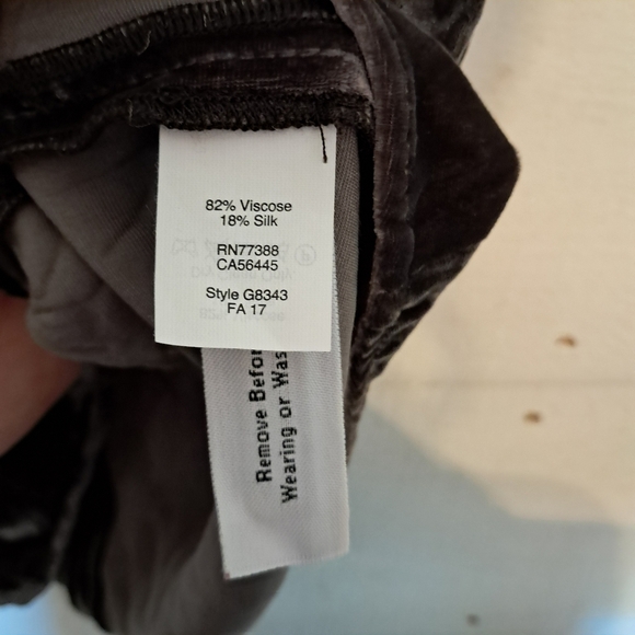 Madewell Velvet Bow-back Tee Dress Dark Metal Grey Size Small - Picture 7 of 8